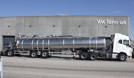 Vadsbo Växtodling AB - 40,000-litre liquid manure semi-trailer