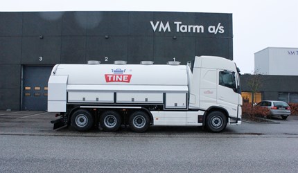 TINE - 18,000-litre milk tank