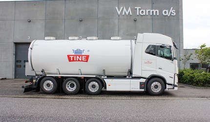 TINE BA - 19.000 liter melketank-påbygg
