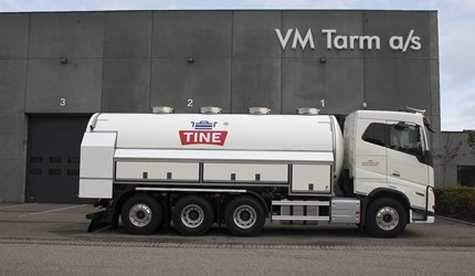 TINE BA - 18.000 liter mælketank-påbygning