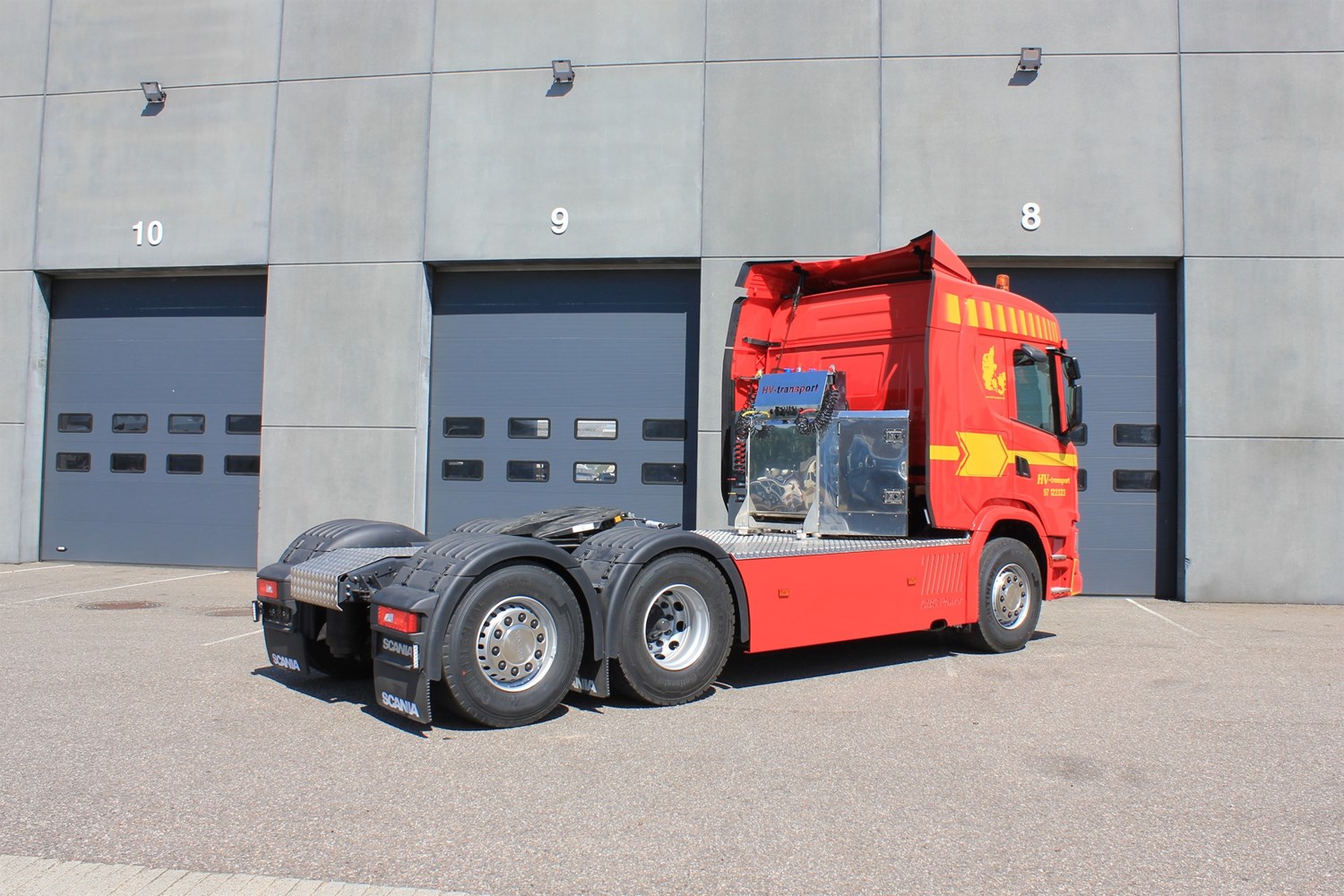 Oppbygning av lastebil