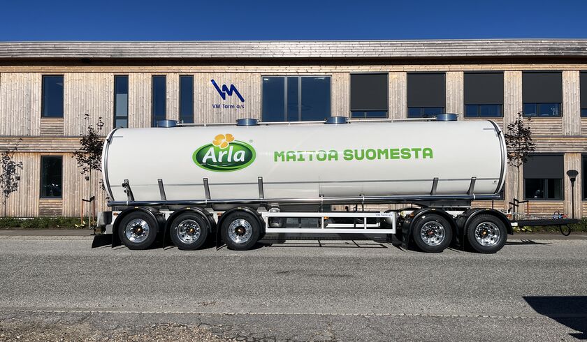Arla Oy  - 34.000 liter mælketank-anhænger