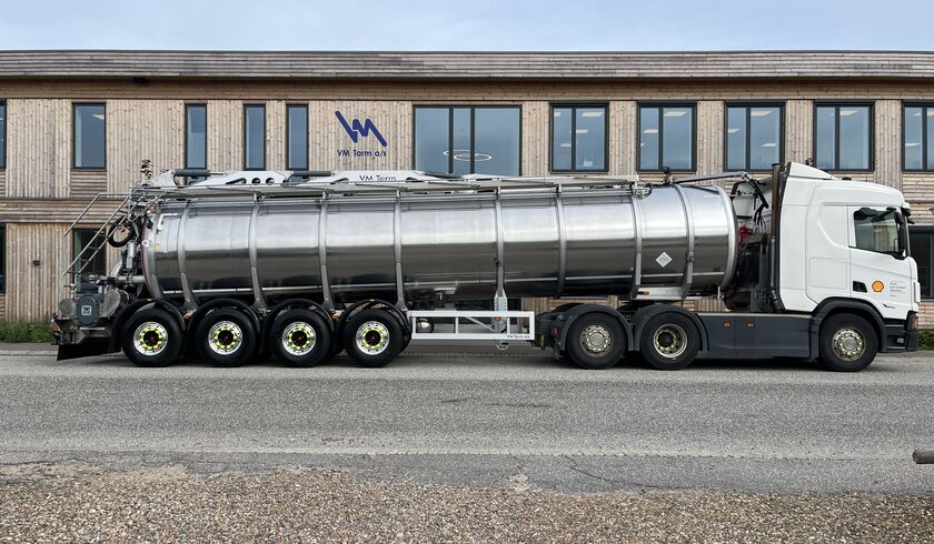 Shell Biogas AS 38.000 liter gjødseltank-semitrailer
